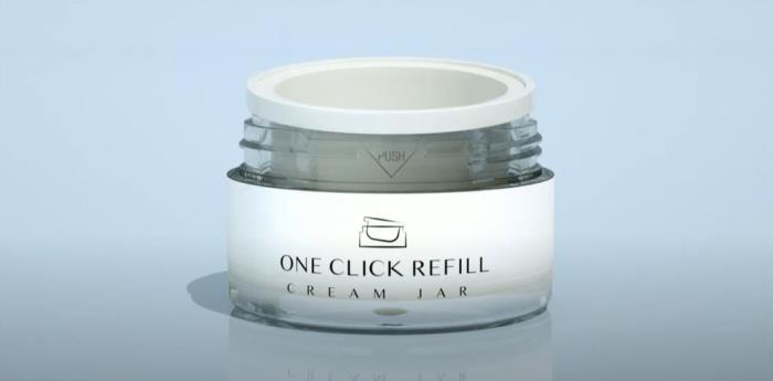 One Click Refill cream jar